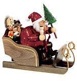 Father Chistmas in Sleigh<br> Oversized KWO Smoker